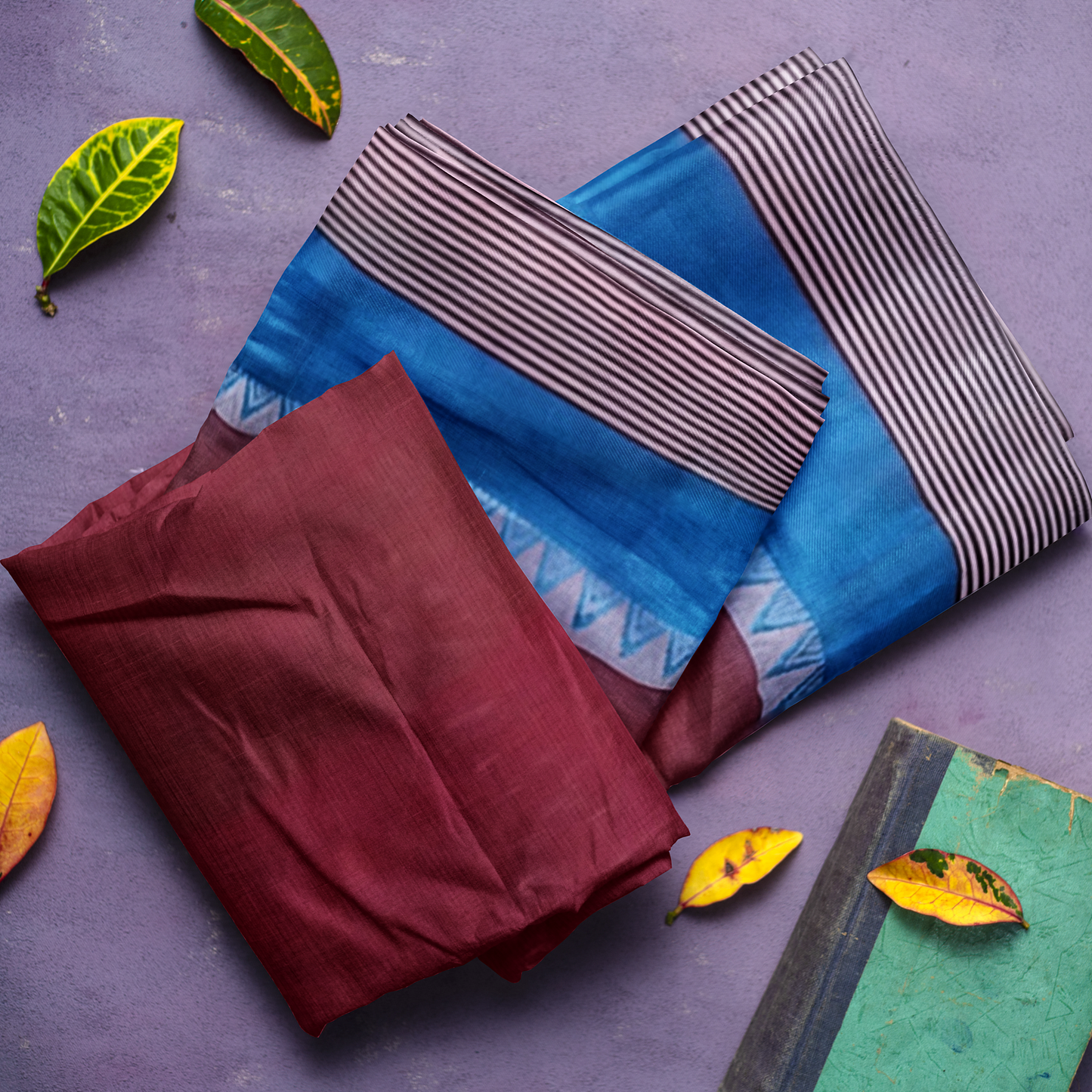 Graceful Red Colored Cotton Silk Saree