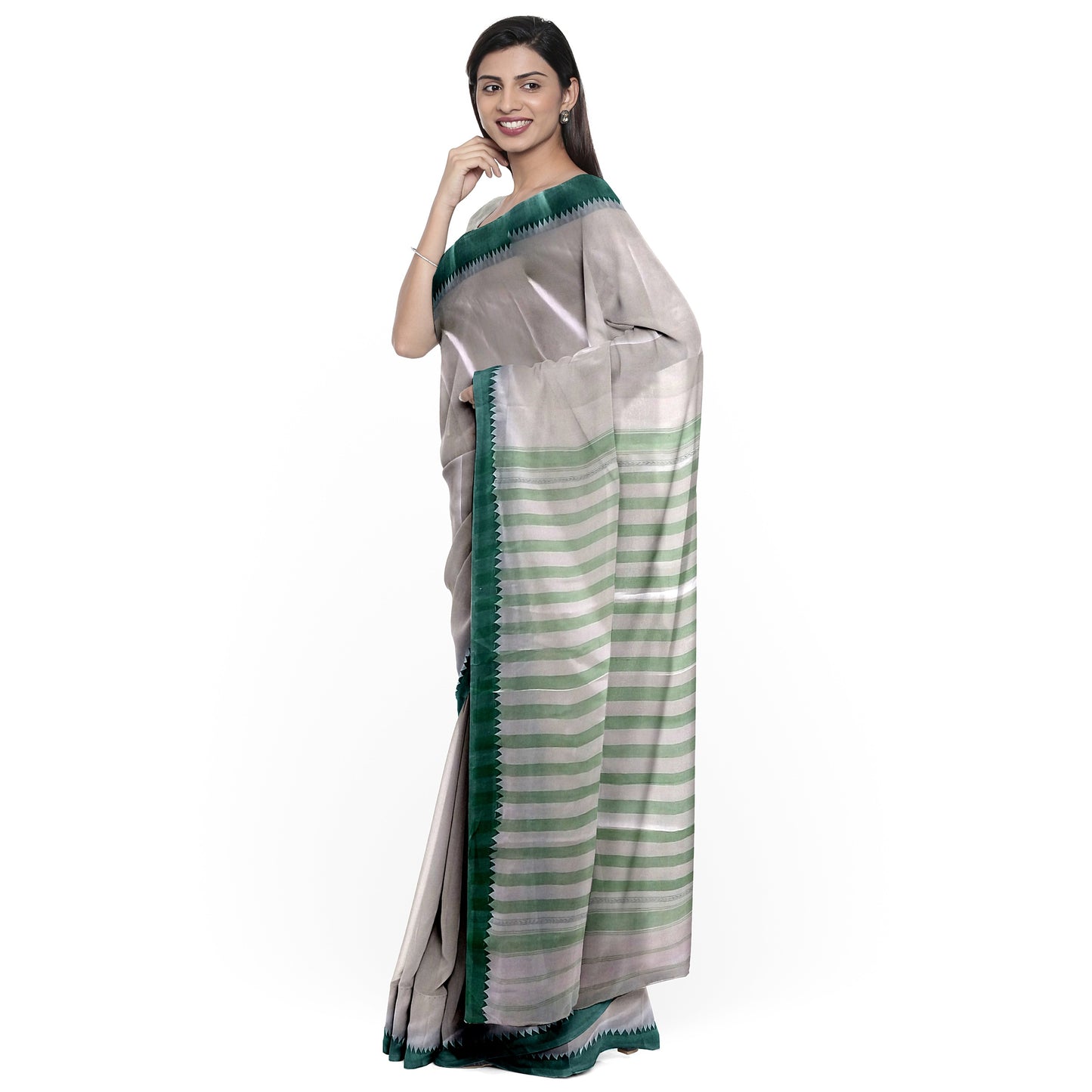 Stunning White Cotton Saree Extremely Soft