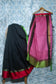 One-of-a-kind Black Cotton Silk Chanderi Saree