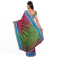 Graceful Red Colored Cotton Silk Saree