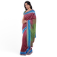 Graceful Red Colored Cotton Silk Saree
