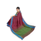 Graceful Red Colored Cotton Silk Saree