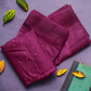 Delicate Purple Cotton Silk Saree with Golden Border