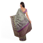 Crème and Pink Color Saree with Classy Horse Print