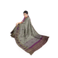 Crème and Pink Color Saree with Classy Horse Print