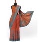 Unique Mustard Color Silk Saree with Animal Prints