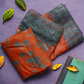 Unique Mustard Color Silk Saree with Animal Prints