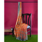 Unique Mustard Color Silk Saree with Animal Prints