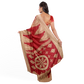Bold Red Silk Saree with Zari Buy Online