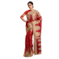 Bold Red Silk Saree with Zari Buy Online