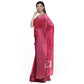 Golden-Maroon Coloured Traditional Tussar Silk Saree