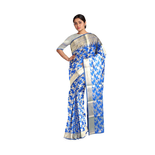 Banarasi Handloom Saree with Gold Zari