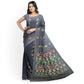 Chanderi Silk Saree with Zari motifs Nakasi border