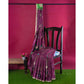 Maroon Saree With Pink Green Coloured Border