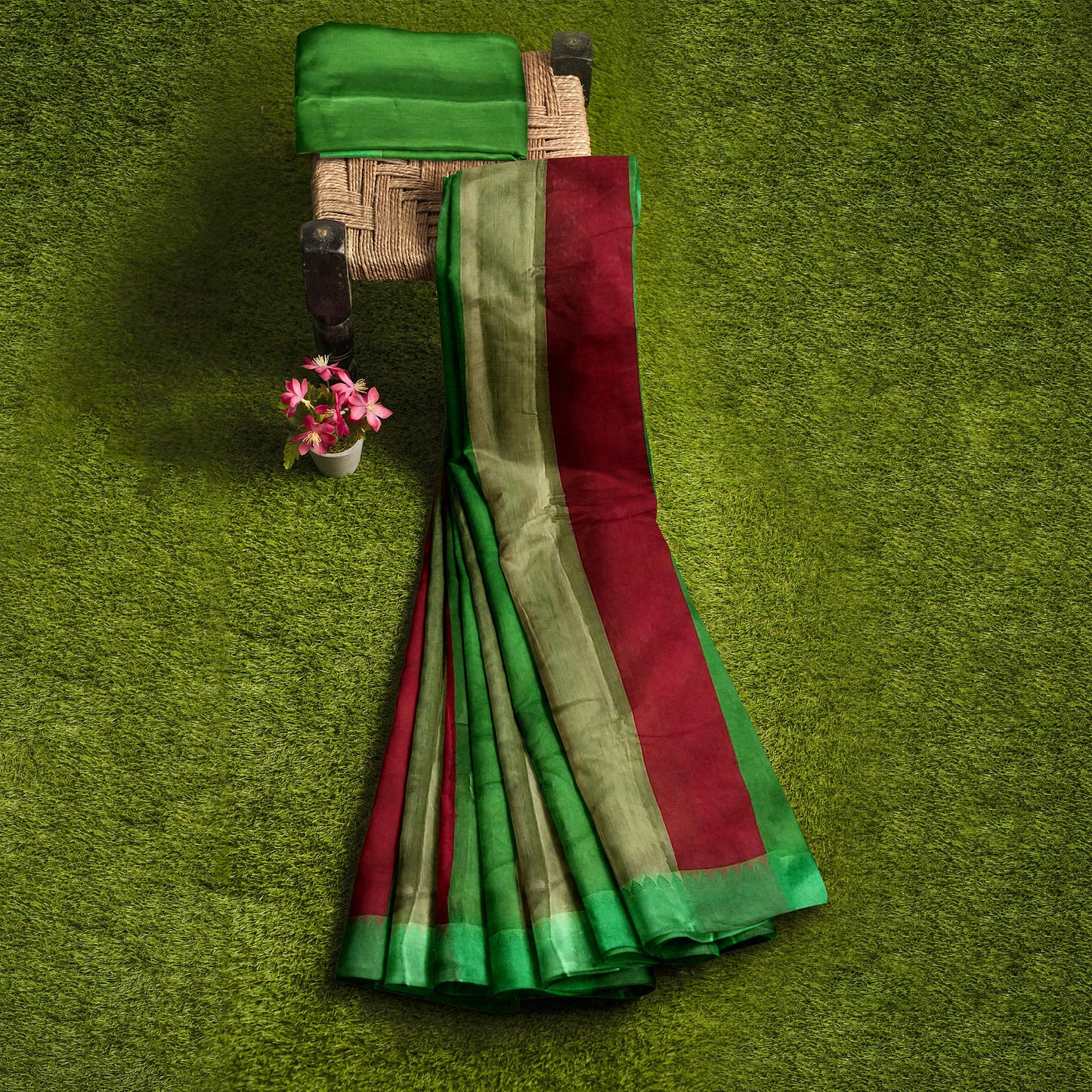 Traditional Ethnic Chanderi Saree Buy Online