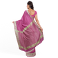 Rani Color Cotton Silk Saree