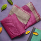 Rani Color Cotton Silk Saree