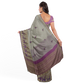 Crème and Pink Color Saree with Classy Horse Print