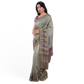 Crème and Pink Color Saree with Classy Horse Print