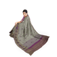 Crème and Pink Color Saree with Classy Horse Print